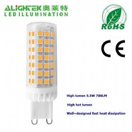 6W 700LM LED G9 with 88pcs SMD 2835