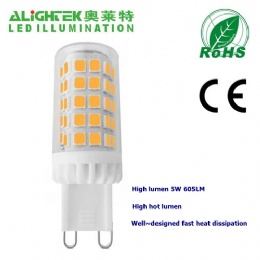 5W 600LM LED G9 with 64pcs SMD 2835