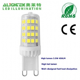 3.5W 450LM LED G9 with 52pcs SMD 2835